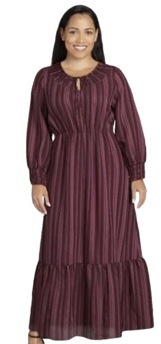 Terra &Sky Women’s Plus Size Long Sleeve Dresses Size 0X - 4X New - Picture 6 of 28