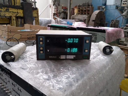Mitutoyo 2x digital micrometers+readout arc1701w - 2 micrometri e visualizzatore