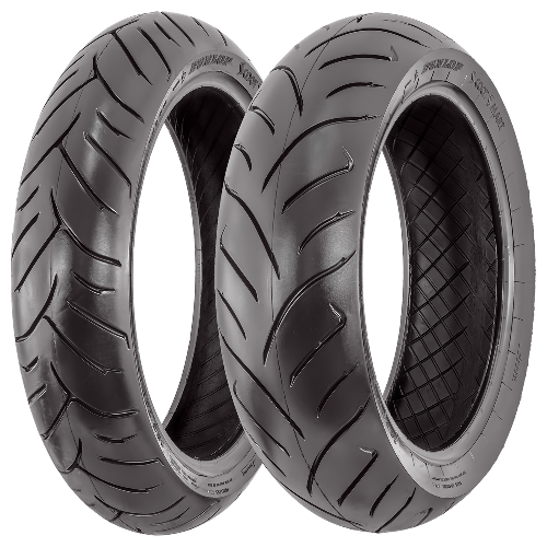 4X Dunlop Motorradreifen 100/90 -10 TL 56J Scootsmart-image