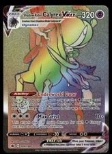Shadow Rider Calyrex VMAX 204/198 Rainbow Rare Chilling Reign Pokemon Holo NM on eBay