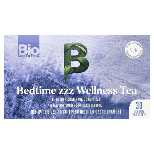 Bedtime zzz Wellness Tea, Caffeine Free , 30 Tea Bags, 1.6 oz (45 g)