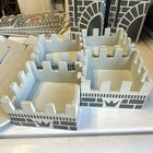 Micki Wooden Castle Play Set Gray/White Stone Look Towers Walls & Gate Pieces — photo 2