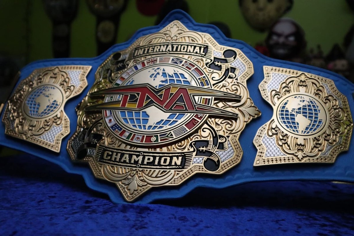 New TNA World international champion Belt Replica Title Belt Adult