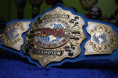 New TNA World international champion Belt Replica Title Belt Adult