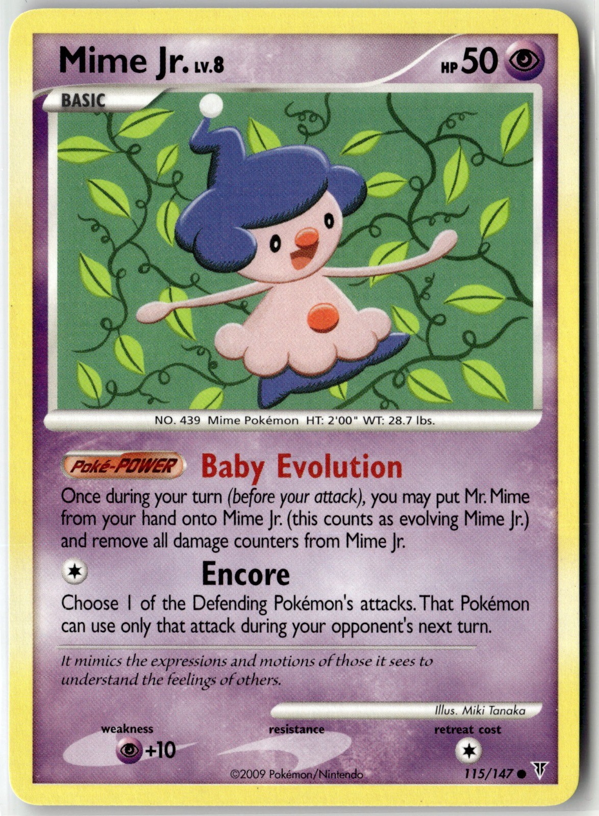Mime Jr. Common Supreme Victors 115 NM