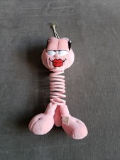 HTF Vintage 1999 GARFIELD ARLENE Pink Plush SLINKY PETS Collectible - CLEANED 