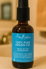 SheaMoisture 100% Pure Argan Oil Hair and Body Oil Serum 1.6 Fl Oz for Frizz