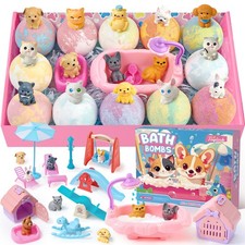 Toylink Bath Bombs for Kids with Surprise Inside for Girls Boys, 12 Pack Kids...