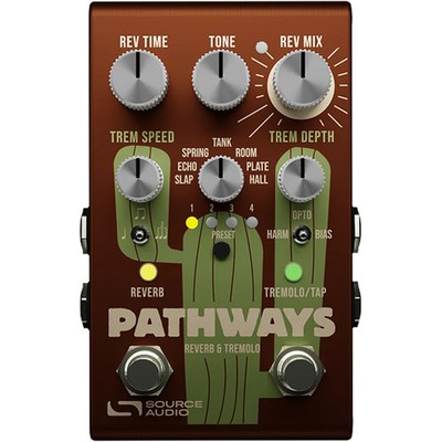 Source Audio Pathways Reverb & Tremolo Pedal