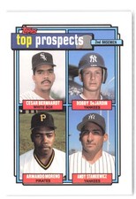 1992 Top Prospects 2nd Basemen: Cesar Bernhardt 179 NM 1992 Topps Base Baseball