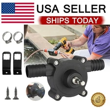 Home Electric Drill Drive Self Priming Pump Water Oil Fluid Transfer Pumps Tools
