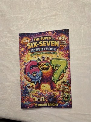 The Super Six-Seven Activity Book for Kids Ages 7-12: 80+ Puzzles, Mazes, Word S