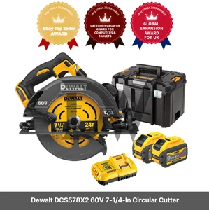 Dewalt DCS578X2 60V 7-1/4-In Cutter circulaire / 2 Piles + chargeur + étui