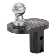 Curt 60602 Gooseneck Hitch Ball 4 Inch Offset Extender 20000 Lb Gtw Chrome