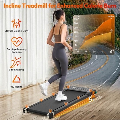 Akluer 520 Dual-Sided Treadmill+Shiatsu Foot Massager,Walking Pad with Incline