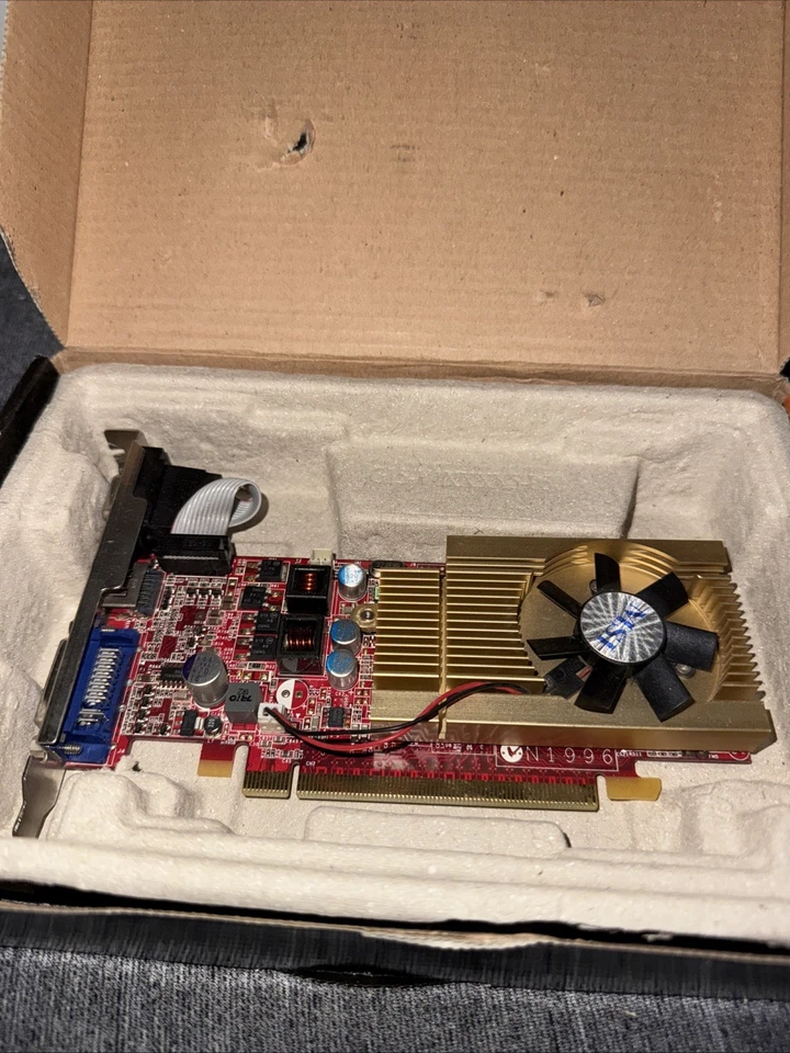 MSI N210 N210-MD512D3/LP Graphics Card 512MB VGA HDMI DVI -NEW - Image 3 of 3