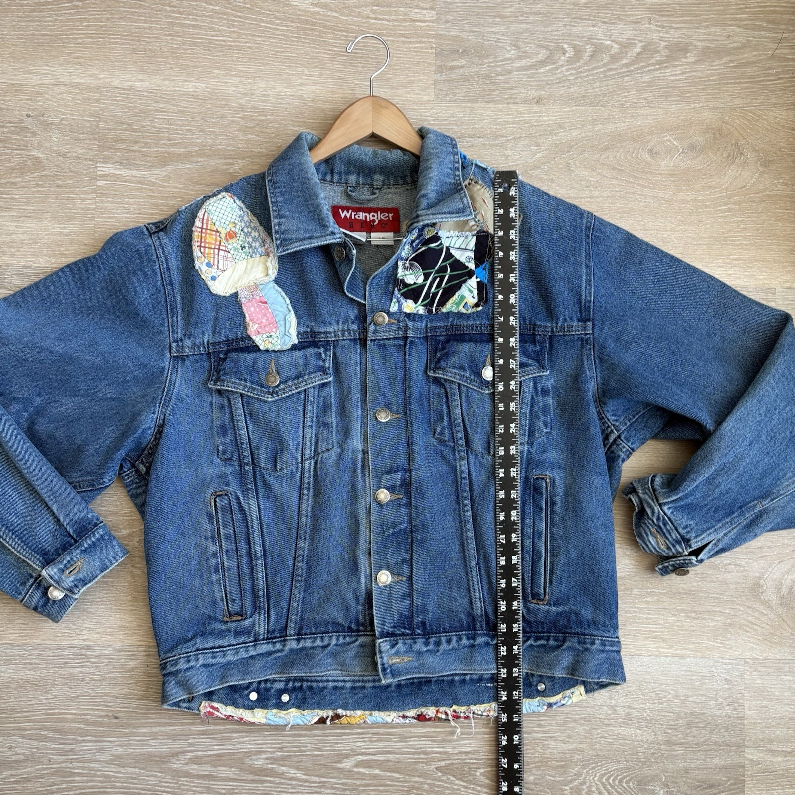Grateful Dead Inspired Patchwork Denim Jacket - image 8