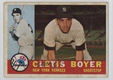 1960 Topps Clete Boyer #109 1sw9