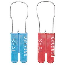 Brooks 6170000-4 Spring-Lok Seal, Plastic, Orange, Pk100