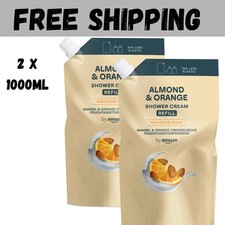 by Amazon Almond & Orange Shower Gel Refill, 2 x 1000ml 3.08 per litre