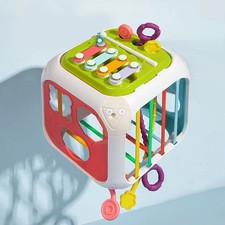 7 in 1 Baby Toys 6 to 12 Months Activity Cube Montessori Toys for 1