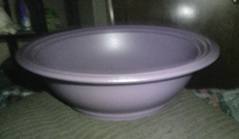 1 Pfaltzgraff Terrace Plum Rimmed  Bowl  9.5''