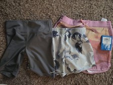 Lot Of 3 Girls Shorts MEDIUM Nike, Adidas, Columbia