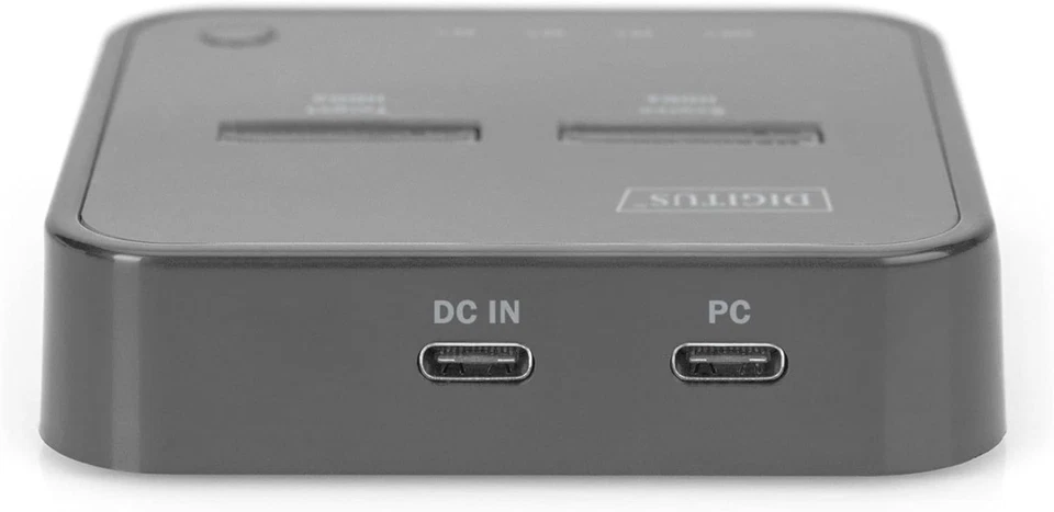 DIGITUS USB Typ-C 3.1 Duale M.2 NVMe SSD-Dockingstation - M.2-Modultyp 22110, 22 - Bild 2 von 4