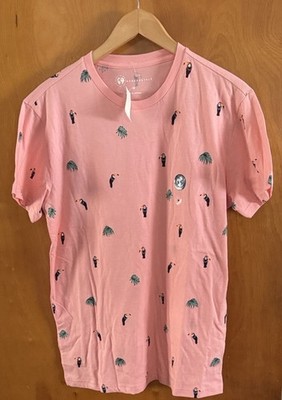 Toucan Tshirt Mens Medium Aeropostale Pink
