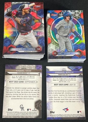 2023 Bowman's Best BASE AND PROSPECTS REFRACTOR YOU PICK FROM LIST