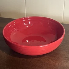 Fiesta Ware Extra Large Serving Bistro Coupe Bowl Scarlet 96oz 10.5” Diameter