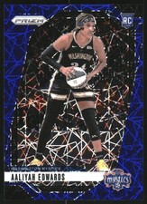 2024 Panini Prizm WNBA Prizms Blue Velocity #70 Aaliyah Edwards - BSK