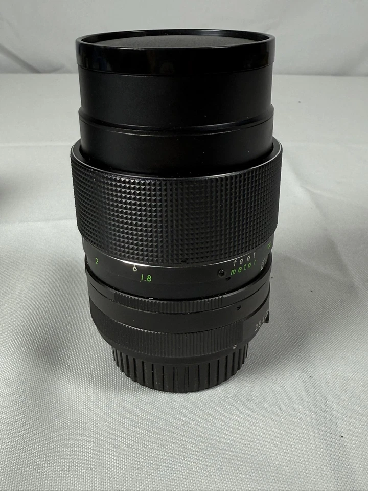 Vintage Auto Kalt 135mm f/2.8 Prime Lens Japan Manual Focus Film SLR w/ Case - Image 3 of 4