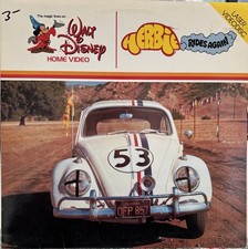 Herbie Rides Again Walt Disney Laserdisc 1974 SelectaVision CED Like New RB3