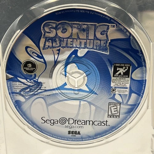 Sonic Adventure (Sega Dreamcast, 1999) Disc Only Tested