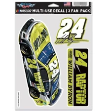William Byron 2025 Multi-Use Raptor #24 Decal 3-Pack