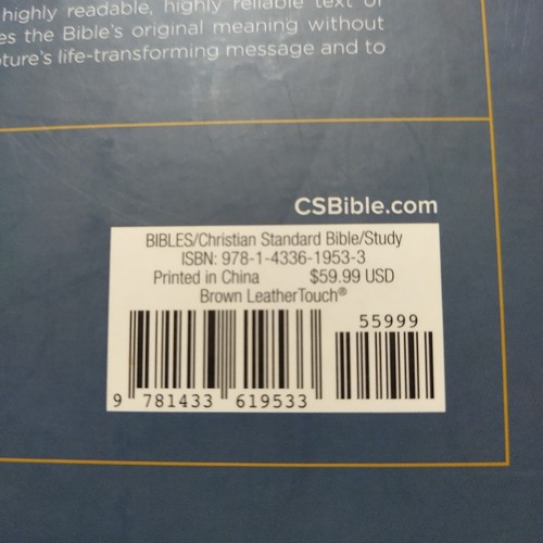 CSB Life Connections Study Bible, Brown LeatherTouch,- Holman Bible. - Picture 4 of 6