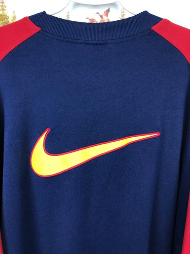 Vintage 90's Nike Barcelona Football Sweatshirt Soccer Jacket Mens Rare Size 2XL - Picture 15 of 15