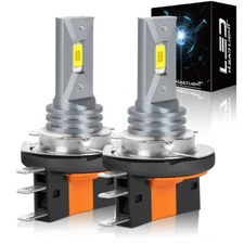 2X H15 LED Bulbs High Beam DRL Headlights Conversion Kit 55W 6000K Super Bright