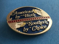 SOUTHERN PRIDE AMERICAN FLAG TRUCK BELT BUCKLE TEXAS FLORIDA GEORGIA TEXAS EAGLE