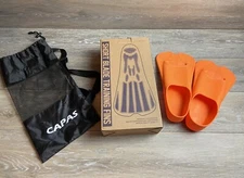 Capas Short Blade Training Fins Orange US Male Size 7.5-8.5 & US Female 8.5-9.5