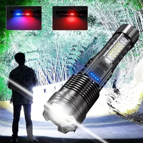 Observatioy Flashlight Outdoor Lighting White Laser Flashlight Rechargeable New - Bild 7 von 18