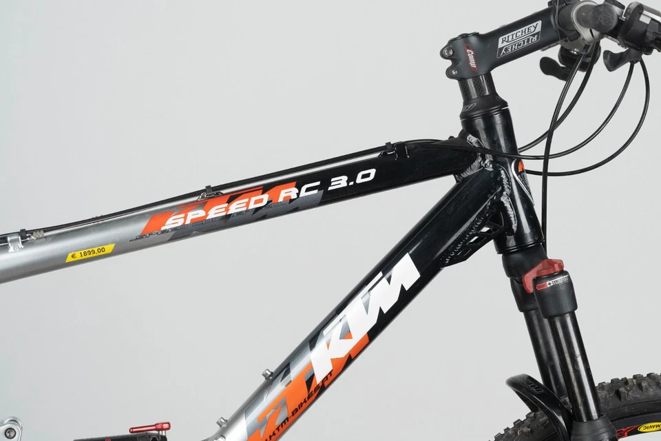 NOS KTM SPEED RC 3.0 SHIMANO LX XT 9s MTB ALUMINIUM VINTAGE MANITOU RADIUM RL - Image 3 of 4