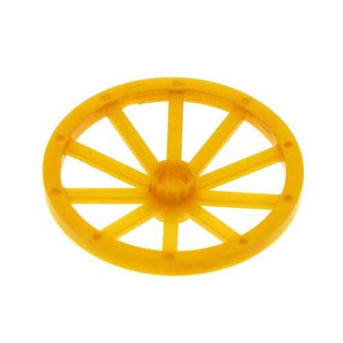 1x Lego Wagon Wheel 43mm Perl Gold Pin Hole Spoke Carriage 7188 4625246 33211 - Afbeelding 1 van 1