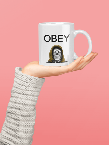 OBEY - White glossy mug - Picture 7 of 10