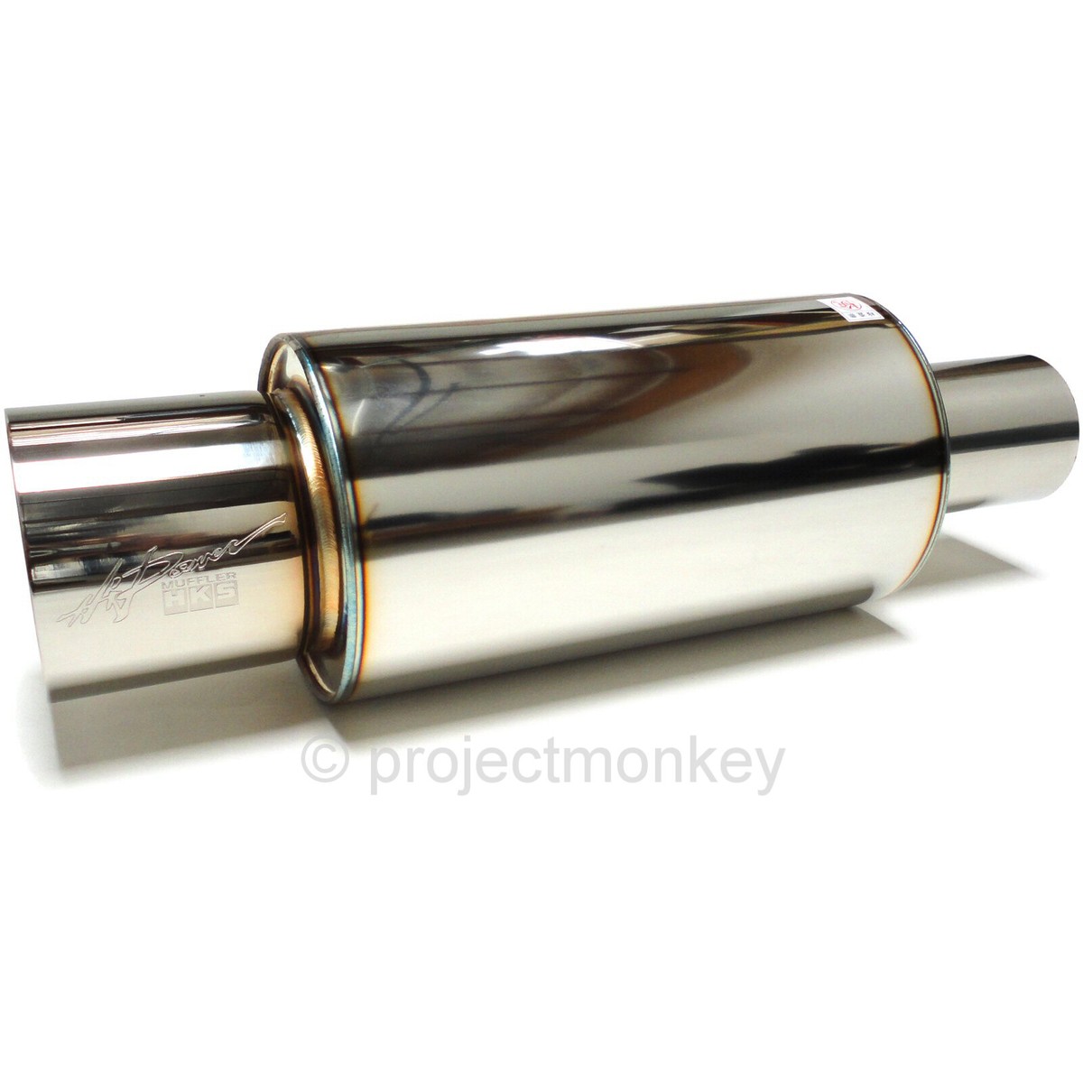 HKS 34002-AK008 Hi Power Universal Exhaust Muffler Polished