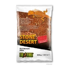 EXO TERRA STONE DESERT SUBSTRATE - OUTBACK RED STONE - 44 LBS