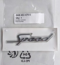 1x Bentley Continental GT GTC "Speed" emblem side badge sticker OEM 3W8853675E
