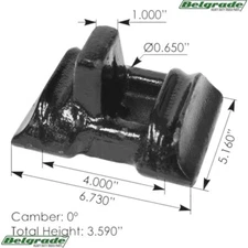 MFL46860 Axle Top Plate Freightliner 1614786000 - FAS II, LH and RH