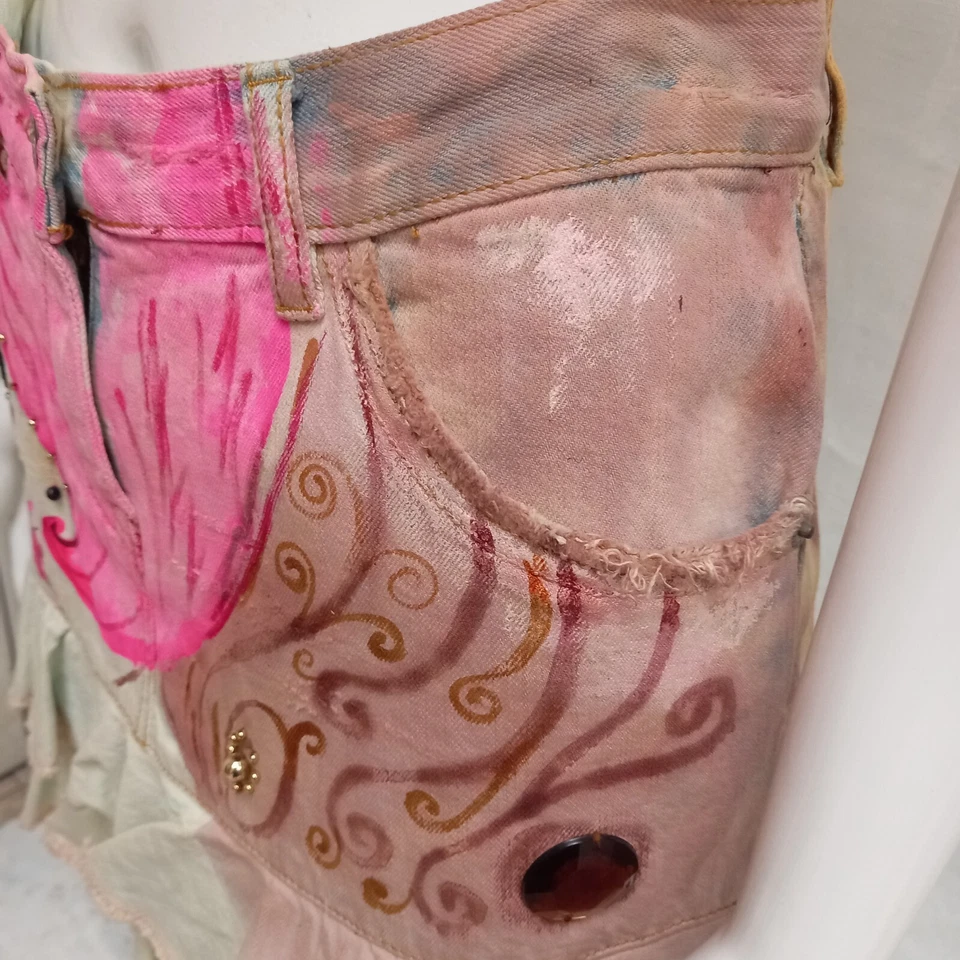 mini falda informal vintage icónica ropa de lujo mujer marca jeans anime manga s Foto 4 de 4